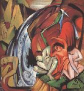 Franz Marc The Waterfall (mk34) oil